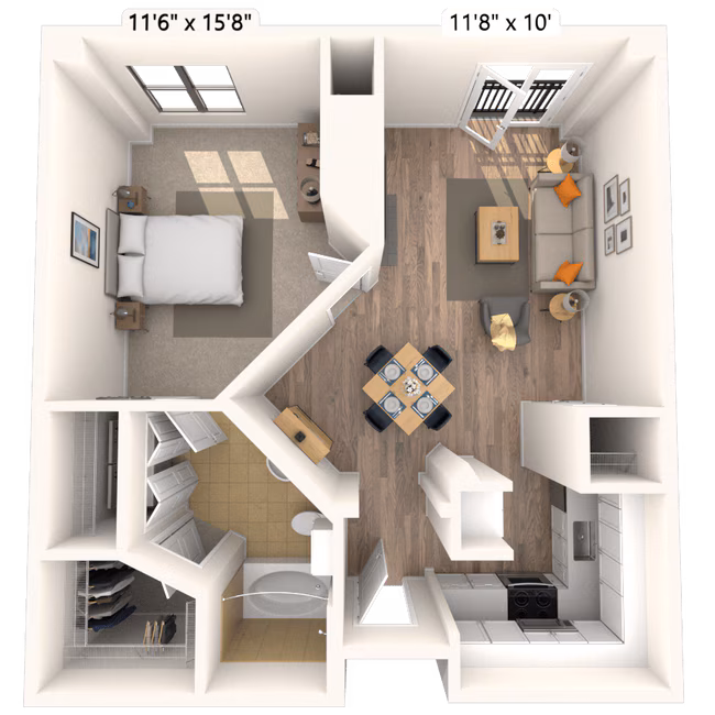 Unit 836 836 floor plan